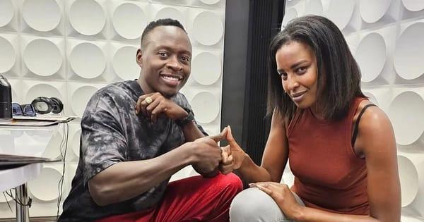 File image of Oga Obinna and Kwambox.